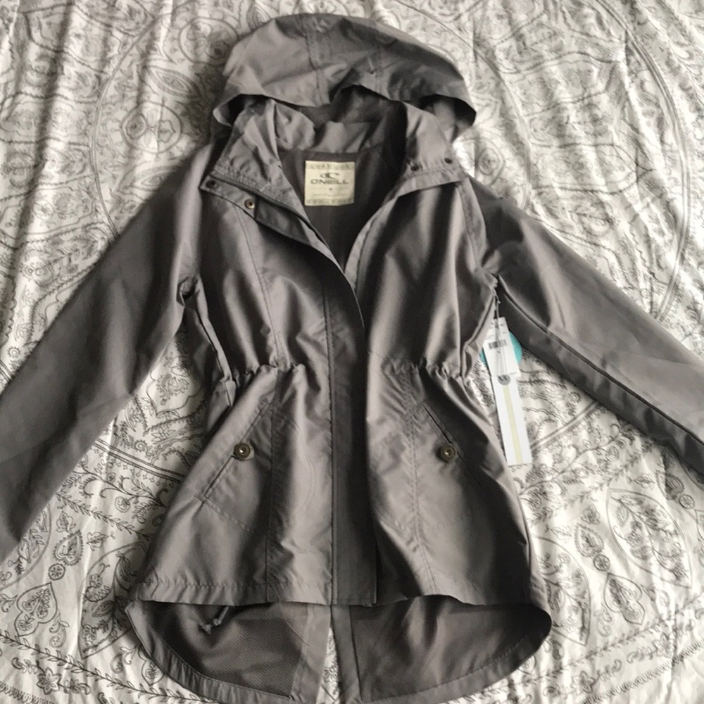grey o’neill water resistant coat